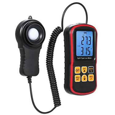Imagem de Vislone Fotômetro digital Lux Meter BT Luxímetro tipo dividido LCD iluminômetro portátil luminômetro medidor de luz 0-200000 Lux com conexão de aplicativo móvel e modo de retenção de dados de valor