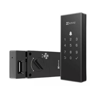 Imagem de Fechadura Digital Dl03 Ezviz Black - Senha Wifi Alexa E App