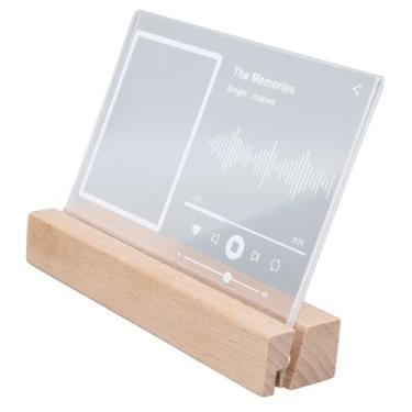 Imagem de AQXReight Lighted Music Stand With Photo Frame: Deco Artistic Look Para o Seu álbum de Fotos Com a Mesa Base de Madeira Com Exibição de Fotos. Com Foto de Foto de Foto. Com