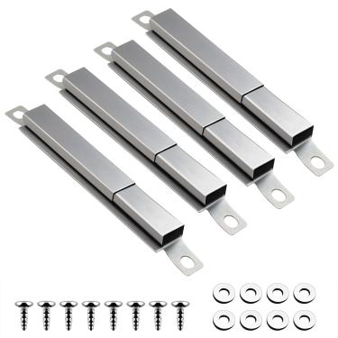 Imagem de Zemibi Tubos cruzados ajustáveis universais, tubo de transporte Charbroil para Charbroil 463347519, 463344116, 46324113, 463275517, 463275717, 463448021, 463244819, 5 até 9,5 5 polegadas para Nex.