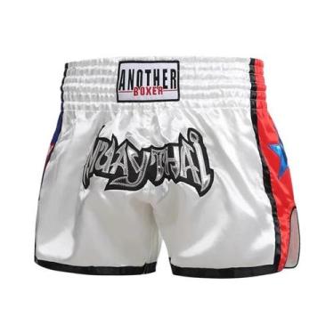 Imagem de Shorts de Muay Thai Unissex para Crianças - Bordado e Retalhos - Ideal