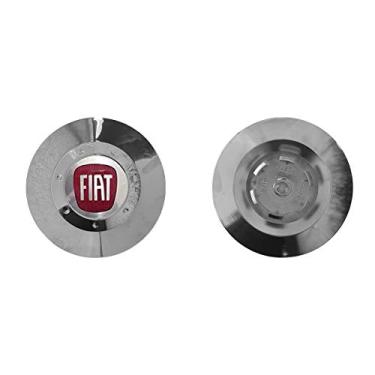 Imagem de Jogo Calota Centro Roda Scorro S182 Cromado Fiat Aro 14 15