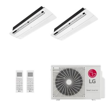 Imagem de Ar-Condicionado Multi Split Inverter LG 18.000 (2x Evap Cassete 1 Via 7.000) Quente/Frio 220V								
