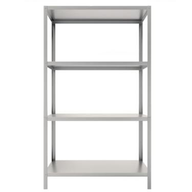 Imagem de Estante Para Câmara Fria Aço Inox 4 Planos Lisos Promo24h