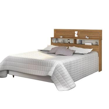 Imagem de Cabeceira Florença Solteiro 0.90 Freijó/Off White – Vitamov