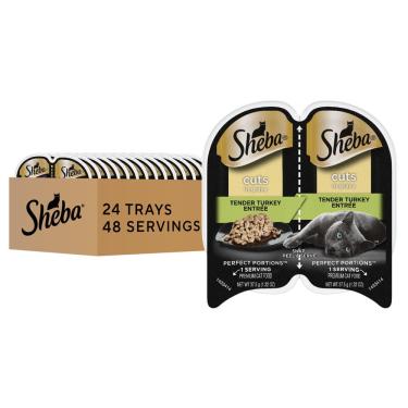 Imagem de Comida úmida para gatos Sheba Perfect Portions Tender Turkey x24