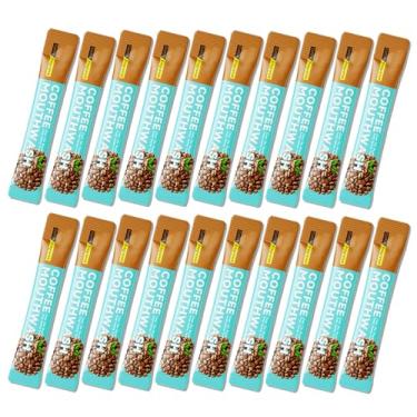 Imagem de Enxaguante bucal tamanho viagem, mini enxaguante bucal tamanho de viagem conjunto de lavagem bucal portátil a granel, pacotes individuais pequenos de lavagem bucal de viagem para hálito fresco (pacote