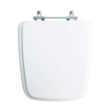 Imagem de Assento Sanitário Tampa De Vaso Branco Mdf Laqueado Boss Para Bacia Incepa