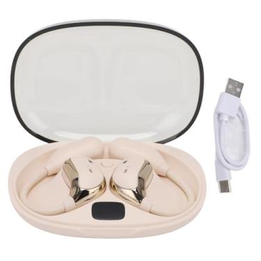 Imagem de Tradução Earbuds 144 Idiomas Auscultadores Tradução Em Tempo Real Fones de Ouvido Com Toque Control Mode, Outward Play Mode e Falar Livremente Mode (Bege)