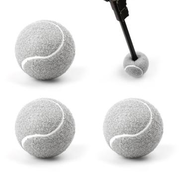 Imagem de Bolas de tênis para andadores pré-cortadas resistentes, bolas de tênis para andador pré-cortadas para proteção de pernas de móveis e piso, bolas deslizantes pré-cortadas universais, acessórios