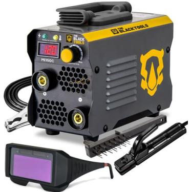 Imagem de Máquina De Solda Inversora 120a Visor Digital + Óculos - The Black Too