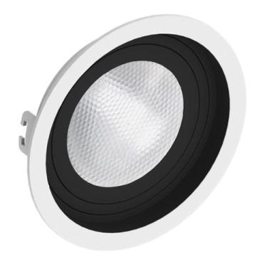 Imagem de Spot Redondo Embutir Face Recuado Par30 Br/Pt Saveenergy, BRANCO-PRETO
