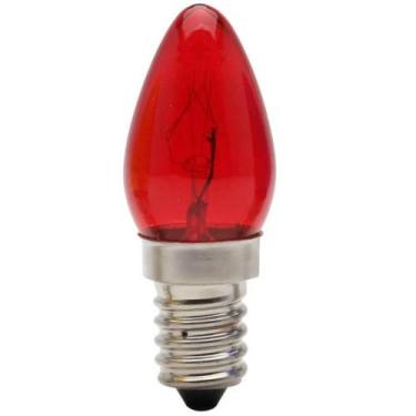 Imagem de Lâmpada Chupeta 7 Watts 220 Volts Vermelha - 8505 - BRASFORT
