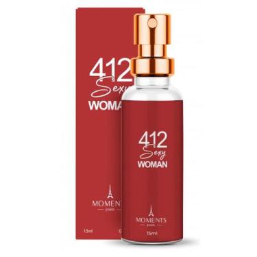 Imagem de Perfume Feminino 412 SEXY WOMAN 15ml - OMOMENTS