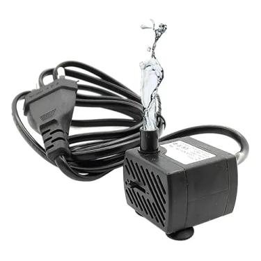 Imagem de Bomba Submersa para Aquário, Fontes e Bebedouros Pet – Bivolt, 180 L/H, Silenciosa, Econômica e com Elevação de até 60cm