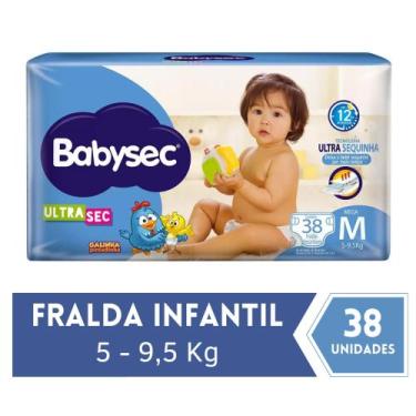 Imagem de Fralda BabySec Ultra Mega 1 Pacote Tamanho M 38 Unidades