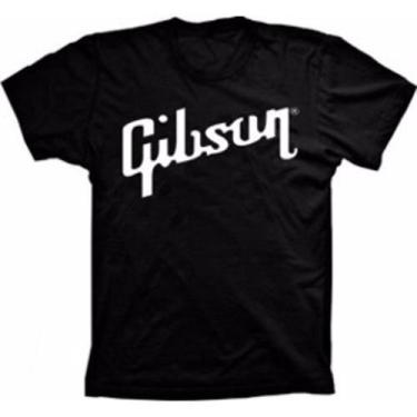 Imagem de Camiseta Gibson Guitarra Rock - algrafica, feminina/babylook, P