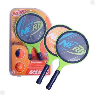 Imagem de Conjunto Nerf Jogo De Raquetes Com Bolinhas - Fun