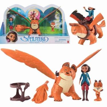 Imagem de Pack 3 bonecos ellian grifo montaria e filhotes enfeitiçados - sunny