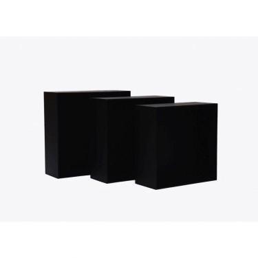 Imagem de Kit Trio De Nicho Grande Decorativo Quarto/sala 100% Mdf Marrom Café