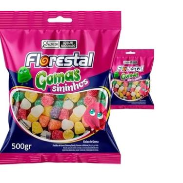 Imagem de Bala de Goma Sininhos Florestal 500g – Sortida, Macia e Colorida | Doces para Festa Infantil, Mesa de Aniversário e Lembrancinhas