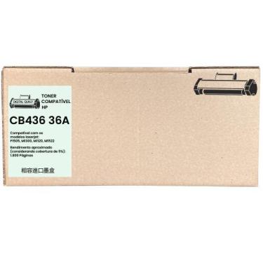 Imagem de Toner compatível cb436a cb436ab p1505 p1505n m1120 m1522 m1522n m1522n
