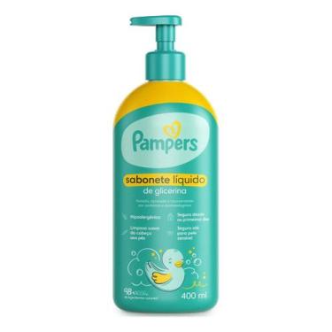 Imagem de Sabonete Liquido De Glicerina Para Bebes Pampers 400ml