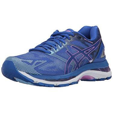 Imagem de ASICS Tênis de corrida feminino Gel-Nimbus 19, Azul roxo/violeta/azul arejado, 6