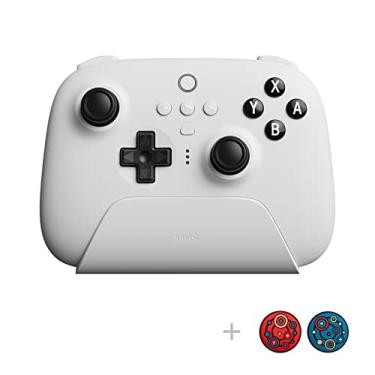 Imagem de 8Bitdo Ultimate Bluetooth Controller with Charging Dock, 2.4g Wireless Pro Gamepad with Back Buttons, Hall Joystick, Motion Controls and Turbo Function for Switch/Switch 2, Steam Deck & PC Windows
