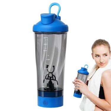Imagem de Copo De Liquidificador Elétrico Para Bebidas - Garrafa Elétrica Portátil Para Misturar Sucos | 700ml Liquidificador Portátil Anti-Derramamento Para Praia Viagem Cozinha Ginásio Casa