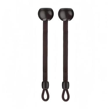 Imagem de Peças de reposição para persiana com amarração, resistência ao clima, mesmo tamanho do original, compatível com persiana externa Coolaroo, persianas externas (marrom, 2 peças)