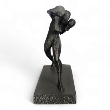 Imagem de Estátua Boxe Esportista Luta Boxeador Olímpico Esporte (Preto)