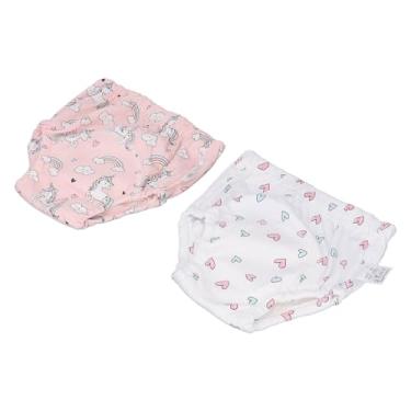 Imagem de Generic Calças de Treinamento Infantil, Roupas íntimas de Treinamento para Bebês, Forte Resistência à Tração, 2 PCS de Algodão Elástico de Algodão, Reutilizável para Caminhar (Unicórnio)