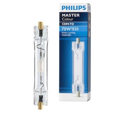 Imagem de Lâmpada Palito 70w Vapor Metálico Philips 3000k RX7S 94v