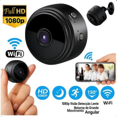 Imagem de Mini câmera espiã A9 visão noturna HD 1080p sensor presença - FAZA