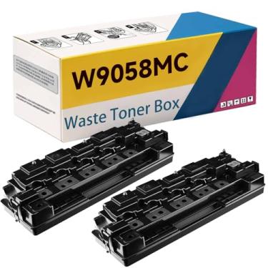 Imagem de Caixa De Recipiente De Toner Descartável W9058MC Compatível Com Impressoras Para MFP E87640dn E87650dn E87650z E87660dn E87660z E87640z, Alto Rendimento 71.000 Páginas 2Packs