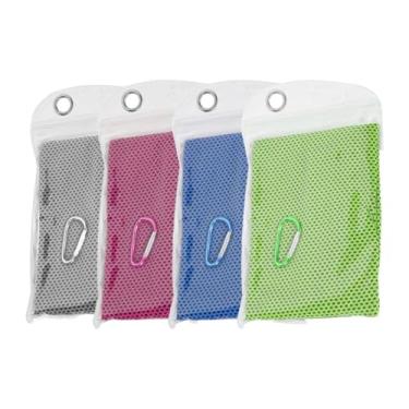 Imagem de RNXRZANK Conjunto de 4 Toalhas Refrescantes para Uso em Academia E Fitness, Style a