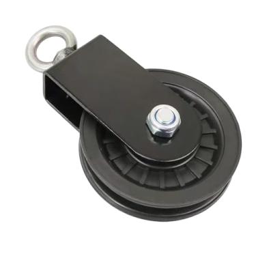 Imagem de RNXRZANK Polia de Fitness, Cabo de Roda, Polia de Treino Fitness, Silenciador, Preto, Casa, Rotação de 360 Graus, Acessórios Superiores, Resistente