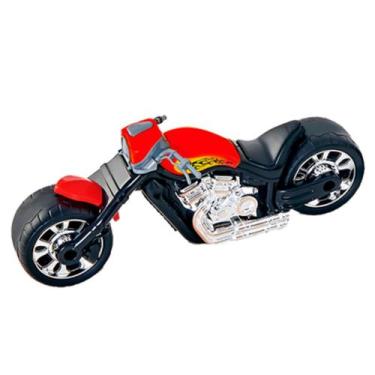 Imagem de Moto Rodão Com Pneu Super Largo Brinquedo Infantil - Bs Toys