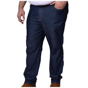 Imagem de Calça Jeans Trabalho Masculina Plus Size 100% Algodão - Grito Final, 5