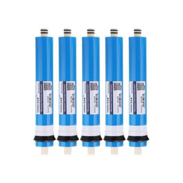 Imagem de Kit 5 Membrana 100gpd Osmose Reverse 390litros Diarios Ro - BR Fish Aq