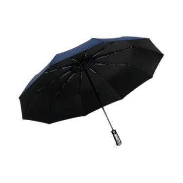 Imagem de Guarda-chuva Automático Unissex De Vinil Com 10 Varetas, Resistente a 