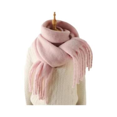 Imagem de Cachecol De Inverno De Caxemira Feminino Quente E Macio, Manta Pashmin