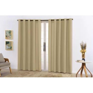 Imagem de Cortina Porta Janela Com Ótimo Caimento Oxford 3,00 X 2,20m Altura - C