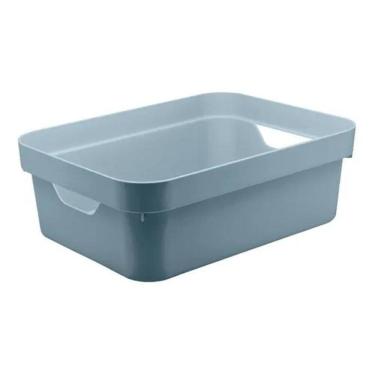 Imagem de Caixa Organizadora Cube Média 10,5L Plástico Com Alças