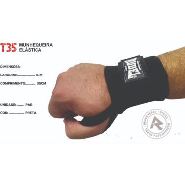 Imagem de Luvas Bigfix + Munhequeiras T-35 Combo Fitness Rudel - Rudel Sports, G