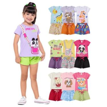 Imagem de Kit Sortido 10 Peças de Roupas Infantil Menina Conjunto Verão Roupas I