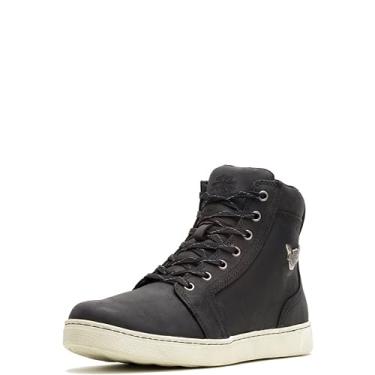Imagem de Harley-Davidson Bateman Bota masculina casual de couro metálico de 12,7 cm, Preto, 38