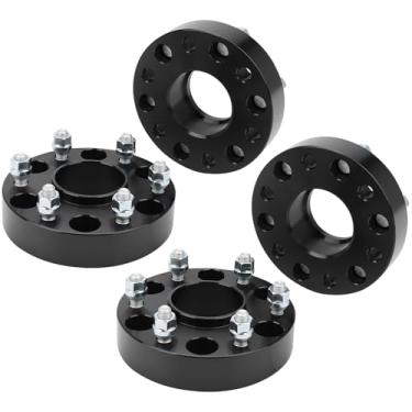 Imagem de Haruma Espaçadores de roda 6 x 5,5 1,5 polegadas para Nissan Titan Armada, 77,8 mm Hub Furo 6 Lug 4PCS Adaptadores de roda para Infiniti QX56 Real Forged Accessories M12x1,5 Studs Hubcentric 6x139,7