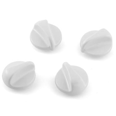 Imagem de atgestore Botões de fogão WB03K10034 atualizados de substituição para peças de fogão GE Hotpoint 183d5598 XL44 Puxadores de queimador GE Range Peças de forno de superfície Botão de controle de